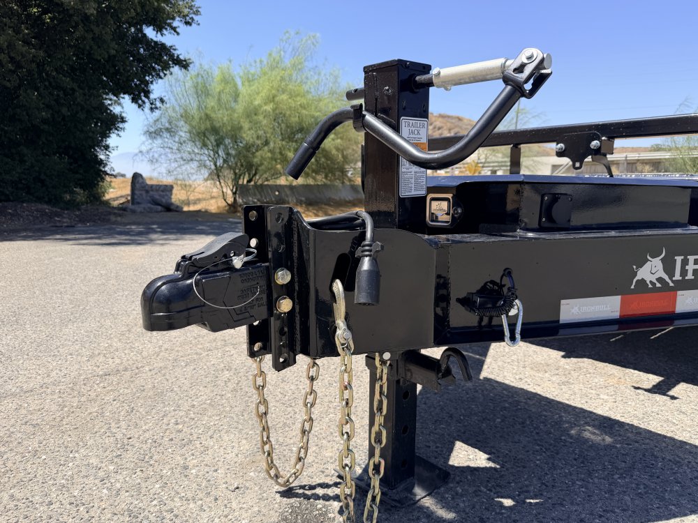 Iron Bull TDP14 102" x 24' 14K Deckover Tilt Trailer - Dual Hydraulic Cylinders, Winch Plate & Wireless Remote
