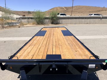 Iron Bull TDP14 102" x 24' 14K Deckover Tilt Trailer - Dual Hydraulic Cylinders, Winch Plate & Wireless Remote