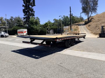 Iron Bull TDP14 102" x 24' 14K Deckover Tilt Trailer - Dual Hydraulic Cylinders, Winch Plate & Wireless Remote