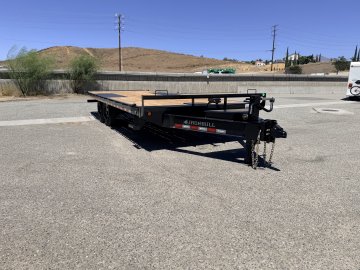 Iron Bull TDP14 102" x 24' 14K Deckover Tilt Trailer - Dual Hydraulic Cylinders, Winch Plate & Wireless Remote