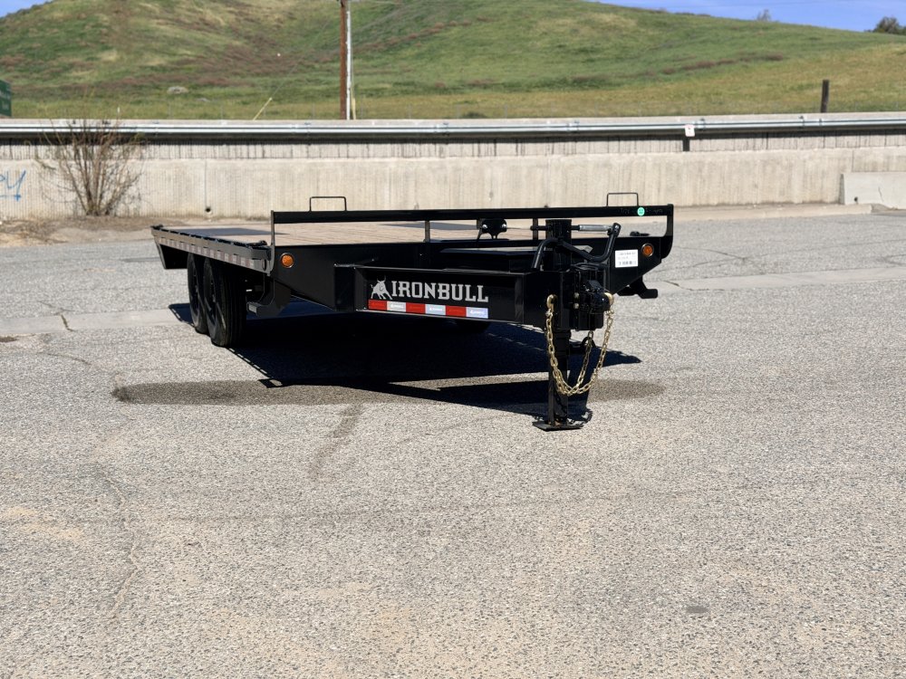 102x20 IronBull Deckover Equipment Trailer | 14,000 LB GVWR | 10" I-Beam Frame | 8' Slide-In Ramps