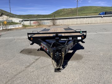 102x20 IronBull Deckover Equipment Trailer | 14,000 LB GVWR | 10" I-Beam Frame | 8' Slide-In Ramps