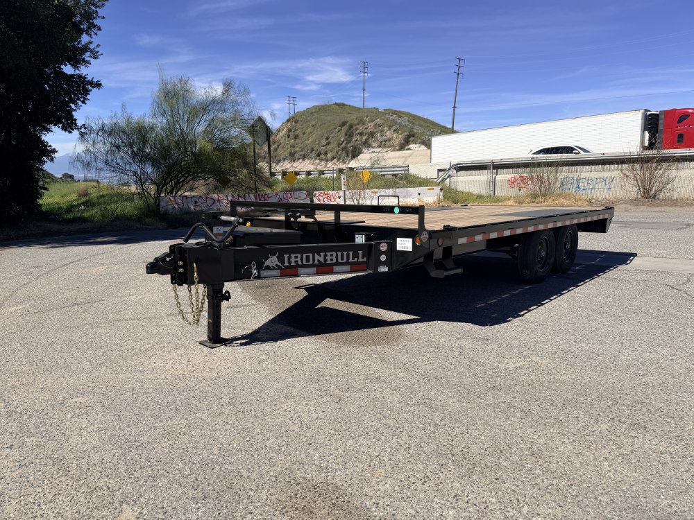 102x20 IronBull Deckover Equipment Trailer | 14,000 LB GVWR | 10" I-Beam Frame | 8' Slide-In Ramps