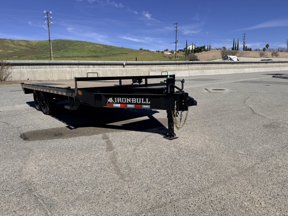 102x20 IronBull Deckover Equipment Trailer | 14,000 LB GVWR | 10" I-Beam Frame | 8' Slide-In Ramps