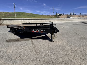 102x20 IronBull Deckover Equipment Trailer | 14,000 LB GVWR | 10" I-Beam Frame | 8' Slide-In Ramps