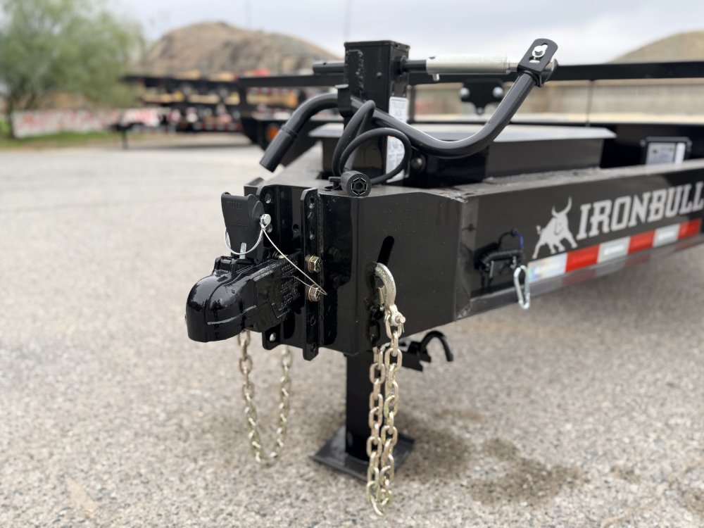 102x24 IronBull Deckover Equipment Trailer | 14,000 LB GVWR | 10" I-Beam Frame | 8' Slide-In Ramps