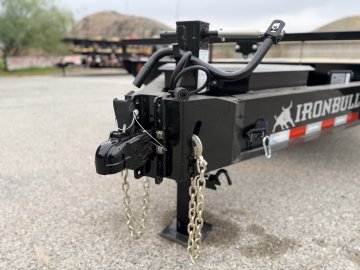 102x24 IronBull Deckover Equipment Trailer | 14,000 LB GVWR | 10" I-Beam Frame | 8' Slide-In Ramps