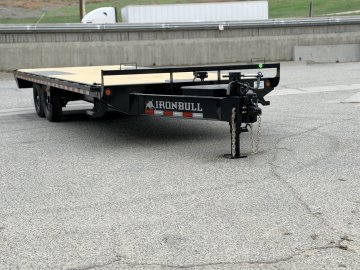 102x24 IronBull Deckover Equipment Trailer | 14,000 LB GVWR | 10" I-Beam Frame | 8' Slide-In Ramps