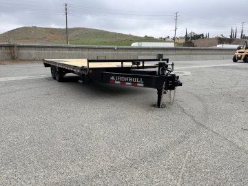 102x24 IronBull Deckover Equipment Trailer | 14,000 LB GVWR | 10" I-Beam Frame | 8' Slide-In Ramps