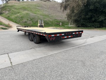 102x24 IronBull Deckover Equipment Trailer | 14,000 LB GVWR | 10" I-Beam Frame | 8' Slide-In Ramps