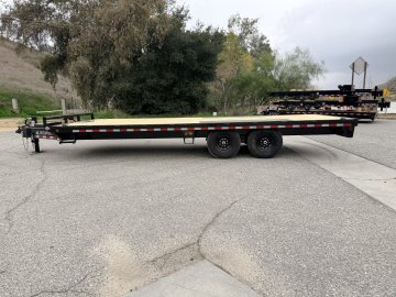 102x24 IronBull Deckover Equipment Trailer | 14,000 LB GVWR | 10" I-Beam Frame | 8' Slide-In Ramps