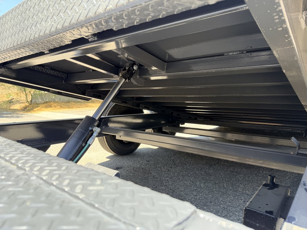 Iron Bull TWB16 102" x 22' Gravity Tilt Equipment Trailer - 16K GVWR, 17.5" 16Ply Tires & Steel Floor