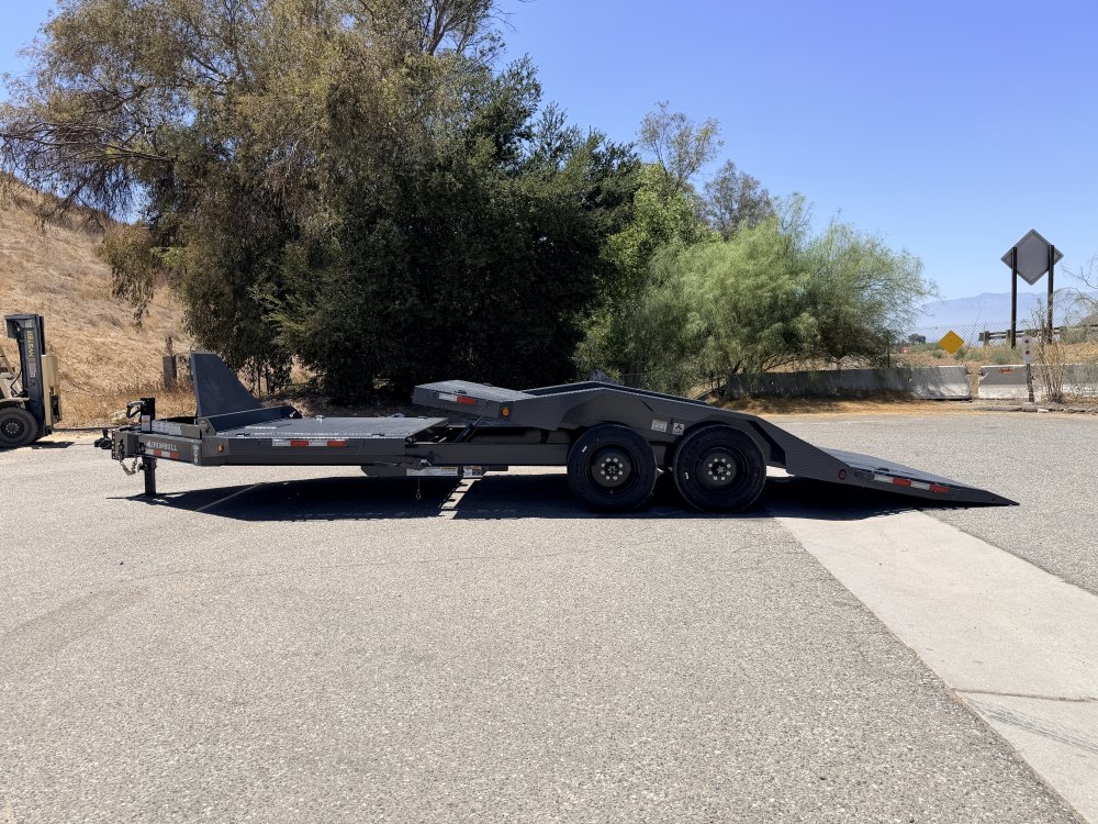 Iron Bull TWB16 102" x 22' Gravity Tilt Equipment Trailer - 16K GVWR, 17.5" 16Ply Tires & Steel Floor