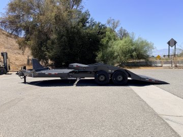 Iron Bull TWB16 102" x 22' Gravity Tilt Equipment Trailer - 16K GVWR, 17.5" 16Ply Tires & Steel Floor