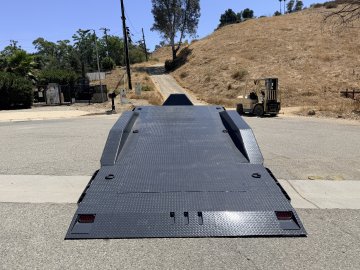Iron Bull TWB16 102" x 22' Gravity Tilt Equipment Trailer - 16K GVWR, 17.5" 16Ply Tires & Steel Floor