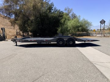 Iron Bull TWB16 102" x 22' Gravity Tilt Equipment Trailer - 16K GVWR, 17.5" 16Ply Tires & Steel Floor