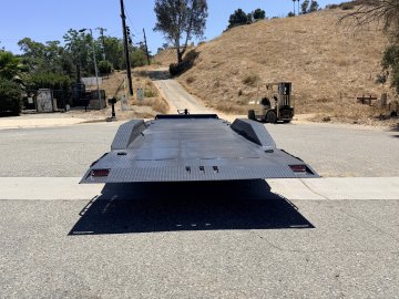 Iron Bull TWB16 102" x 22' Gravity Tilt Equipment Trailer - 16K GVWR, 17.5" 16Ply Tires & Steel Floor