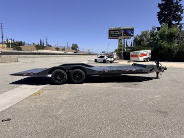Iron Bull TWB16 102" x 22' Gravity Tilt Equipment Trailer - 16K GVWR, 17.5" 16Ply Tires & Steel Floor