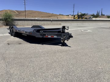 Iron Bull TWB16 102" x 22' Gravity Tilt Equipment Trailer - 16K GVWR, 17.5" 16Ply Tires & Steel Floor