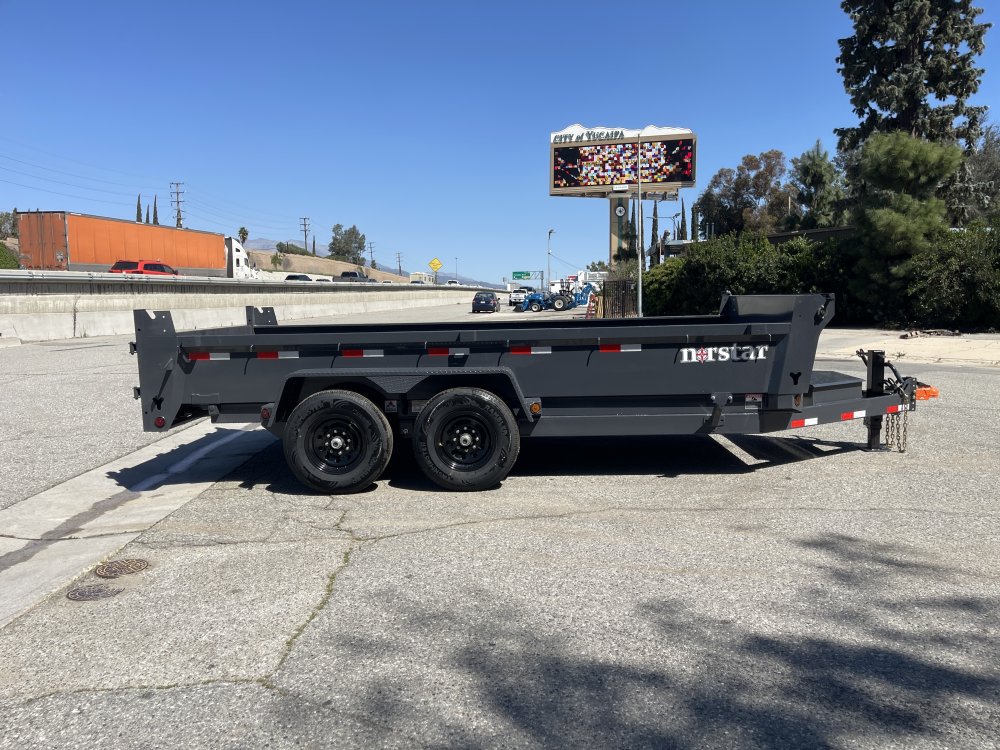 Norstar DCB83x16 General Duty Dump Trailer | 14K GVWR | Barn Door Gate