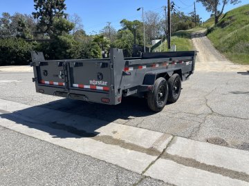 Norstar DCB83x16 General Duty Dump Trailer | 14K GVWR | Barn Door Gate