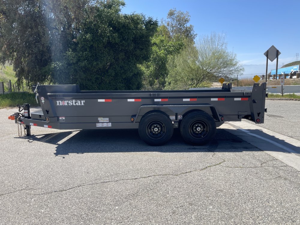Norstar DCB83x16 General Duty Dump Trailer | 14K GVWR | Barn Door Gate