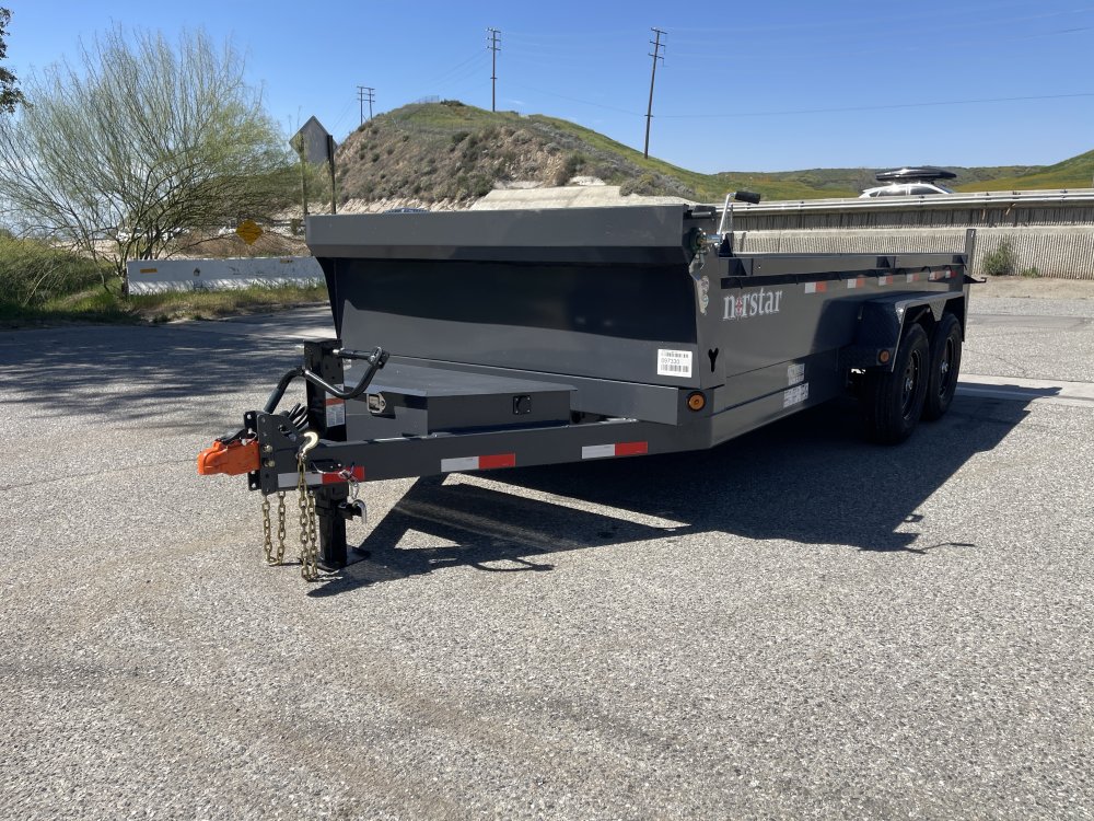 Norstar DCB83x16 General Duty Dump Trailer | 14K GVWR | Barn Door Gate