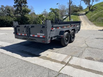 Norstar DCB83x16 General Duty Dump Trailer | 14K GVWR | Barn Door Gate