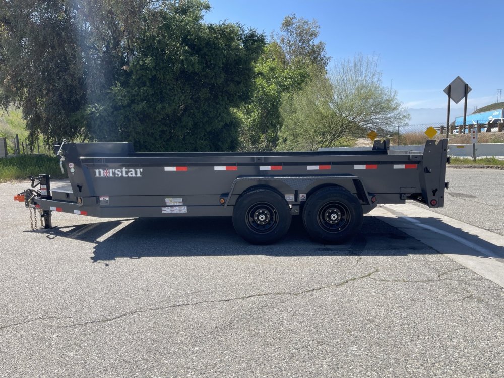 Norstar DCB83x16 General Duty Dump Trailer | 14K GVWR | Barn Door Gate