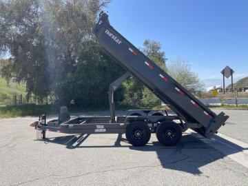 Norstar DCB83x16 General Duty Dump Trailer | 14K GVWR | Barn Door Gate
