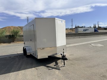 7x14 LOOK ST DLX Tandem Axle Enclosed Cargo Trailer | Ramp Door | Side Door | 7,000 LB GVWR