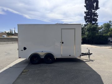 7x14 LOOK ST DLX Tandem Axle Enclosed Cargo Trailer | Ramp Door | Side Door | 7,000 LB GVWR