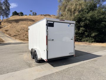 7x14 LOOK ST DLX Tandem Axle Enclosed Cargo Trailer | Ramp Door | Side Door | 7,000 LB GVWR