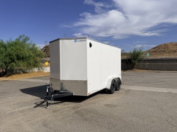 7x14 LOOK ST DLX Tandem Axle Enclosed Cargo Trailer | Ramp Door | Side Door | 7,000 LB GVWR