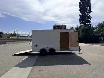 7x14 LOOK ST DLX Tandem Axle Enclosed Cargo Trailer | Ramp Door | Side Door | 7,000 LB GVWR