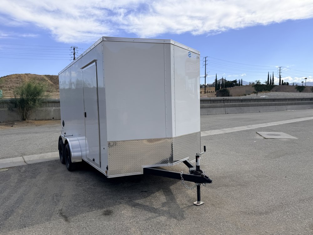 7x14 LOOK ST DLX Tandem Axle Enclosed Cargo Trailer | Cargo Doors | 16" OC Walls | 7,000 LB GVWR