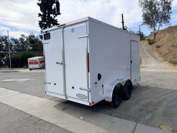 7x14 LOOK ST DLX Tandem Axle Enclosed Cargo Trailer | Cargo Doors | 16" OC Walls | 7,000 LB GVWR