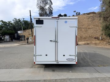7x14 LOOK ST DLX Tandem Axle Enclosed Cargo Trailer | Cargo Doors | 16" OC Walls | 7,000 LB GVWR