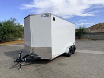 7x14 LOOK ST DLX Tandem Axle Enclosed Cargo Trailer | Cargo Doors | 16" OC Walls | 7,000 LB GVWR