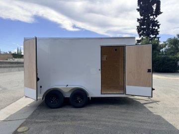 7x14 LOOK ST DLX Tandem Axle Enclosed Cargo Trailer | Cargo Doors | 16" OC Walls | 7,000 LB GVWR
