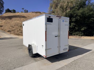 6x12 LOOK ST DLX Enclosed Cargo Trailer | Extra Height | Double Cargo Doors | 2,990 LB GVWR