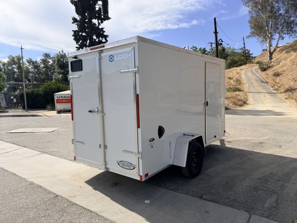 6x12 LOOK ST DLX Enclosed Cargo Trailer | Extra Height | Double Cargo Doors | 2,990 LB GVWR