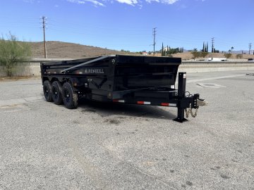 7x16 Iron Bull DTB Triple Axle Dump Trailer | 21,000 LB GVWR | Fully Loaded