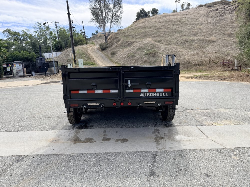 7x16 Iron Bull DTB Triple Axle Dump Trailer | 21,000 LB GVWR | Fully Loaded