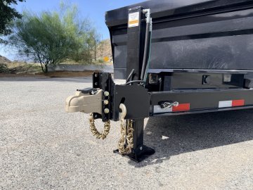 7x16 Iron Bull DTB Triple Axle Dump Trailer | 21,000 LB GVWR | Fully Loaded