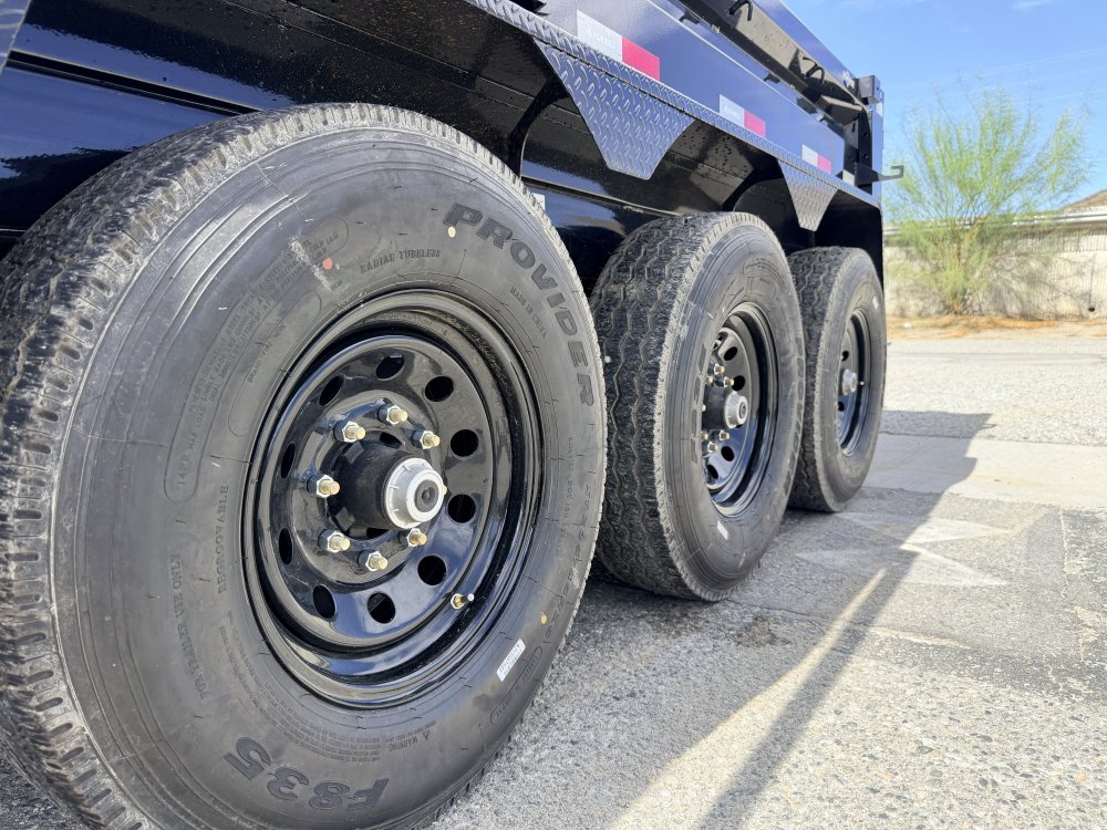 7x16 Iron Bull DTB Triple Axle Dump Trailer | 21,000 LB GVWR | Fully Loaded
