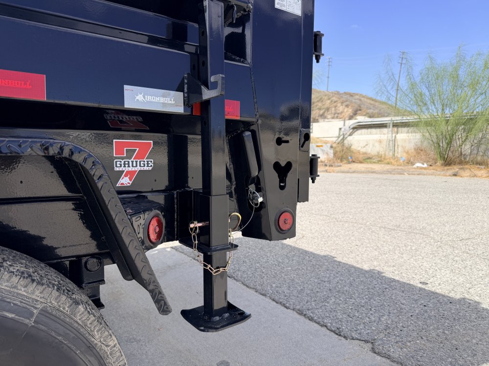 7x16 Iron Bull DTB Triple Axle Dump Trailer | 21,000 LB GVWR | Fully Loaded
