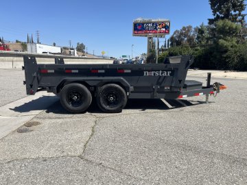 Norstar DCB72x12 Dump Trailer - 9,900 LB GVWR - Scissor Hoist