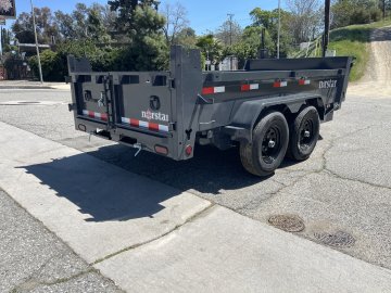 Norstar DCB72x12 Dump Trailer - 9,900 LB GVWR - Scissor Hoist