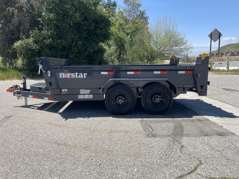Norstar DCB72x12 Dump Trailer - 9,900 LB GVWR - Scissor Hoist
